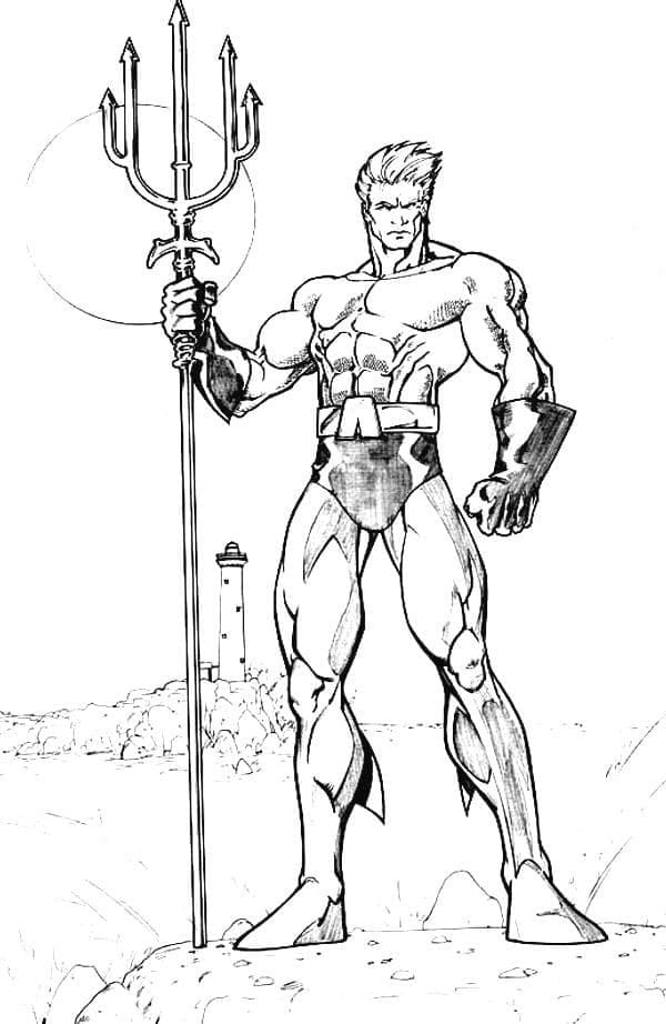 ζωγραφική Aquaman από την DC