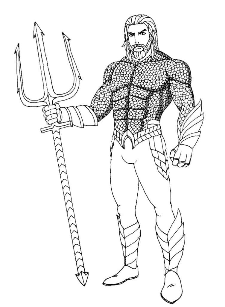 ζωγραφική Aquaman από την ταινία