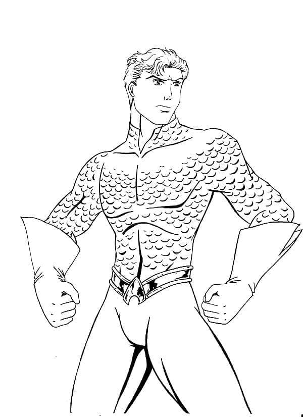 ζωγραφική Aquaman Δωρεάν για παιδιά