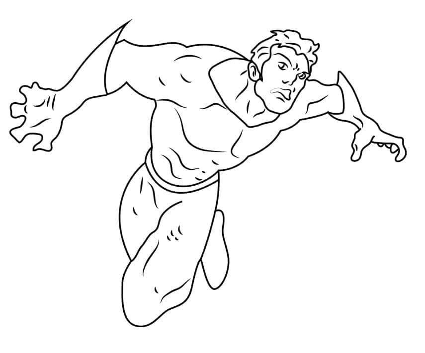 ζωγραφική Aquaman δωρεάν