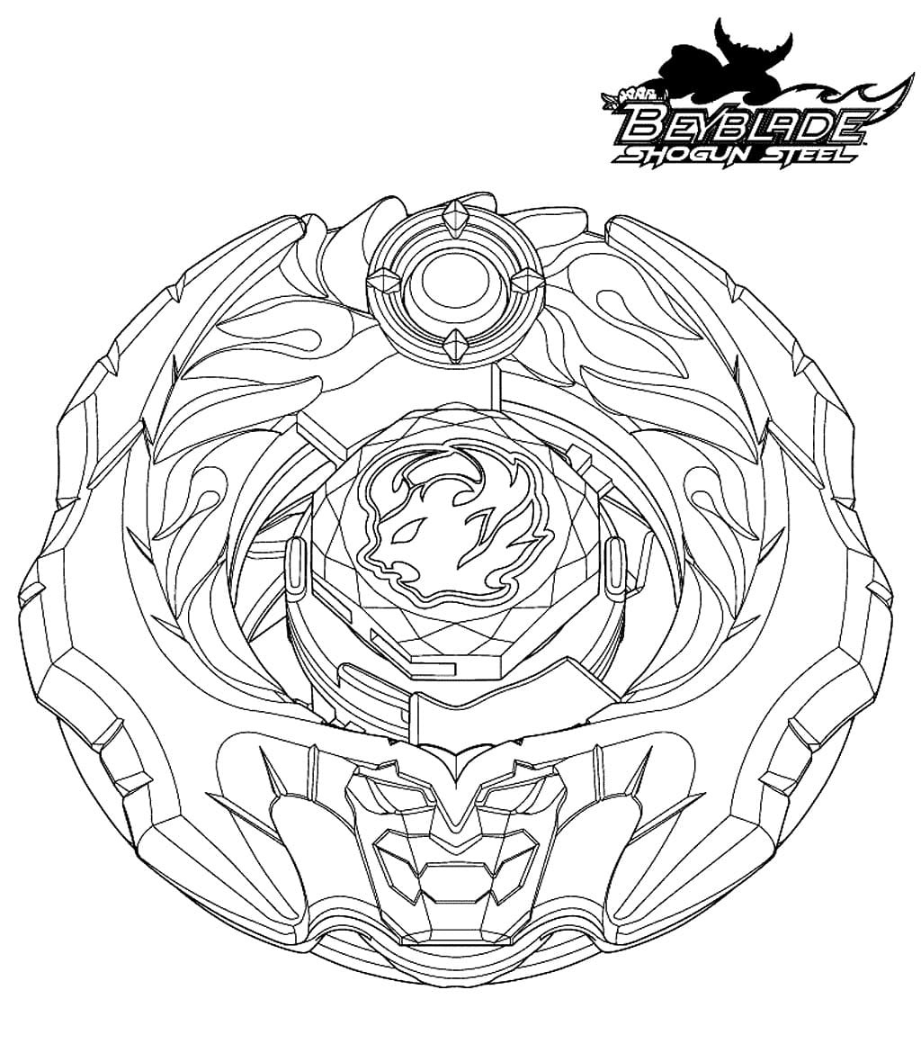 ζωγραφική Beyblade Samurai Ifrit