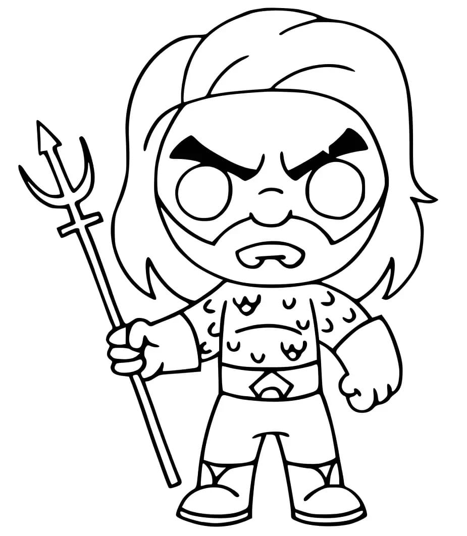 ζωγραφική Chibi Aquaman