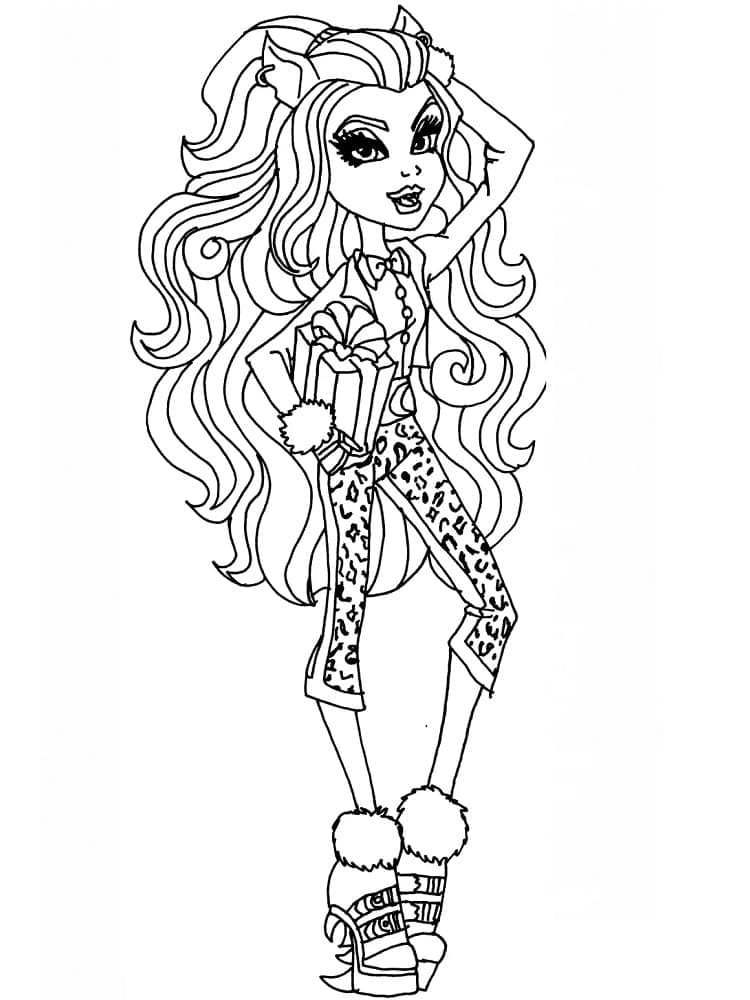ζωγραφική Clawdeen λύκος τέρας ψηλά