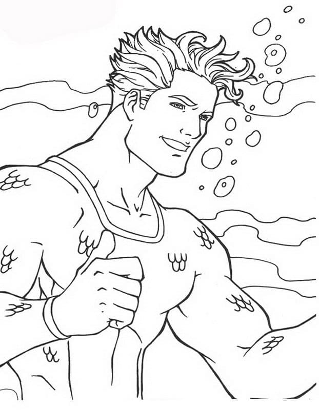 ζωγραφική Cool Aquaman