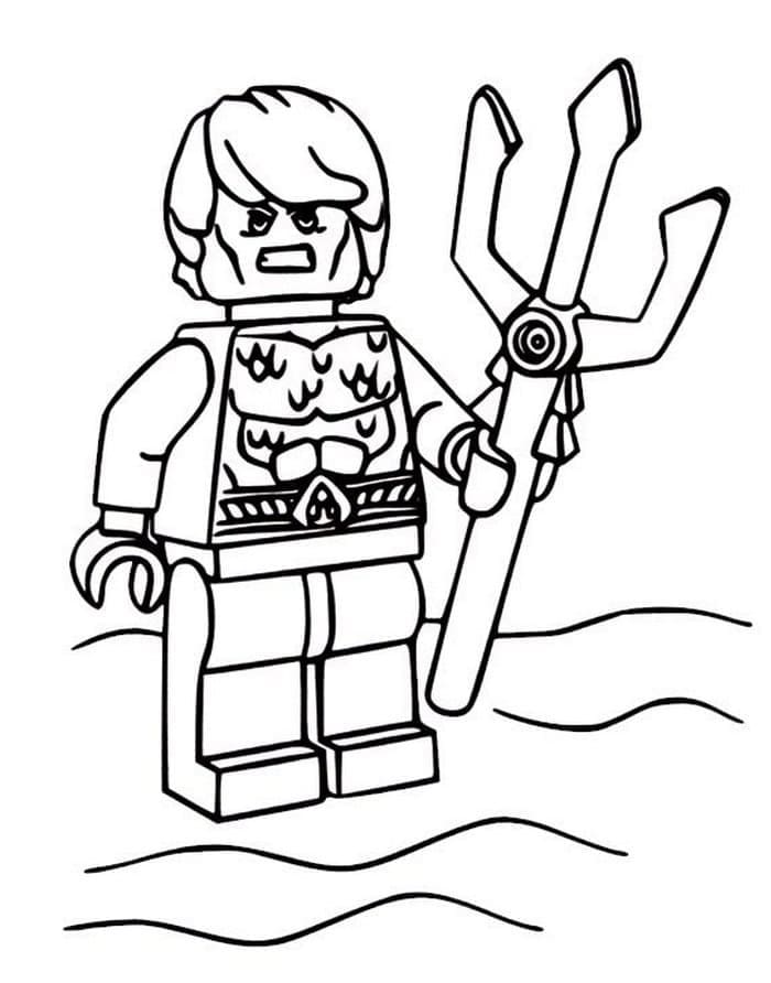 ζωγραφική DC Lego Aquaman