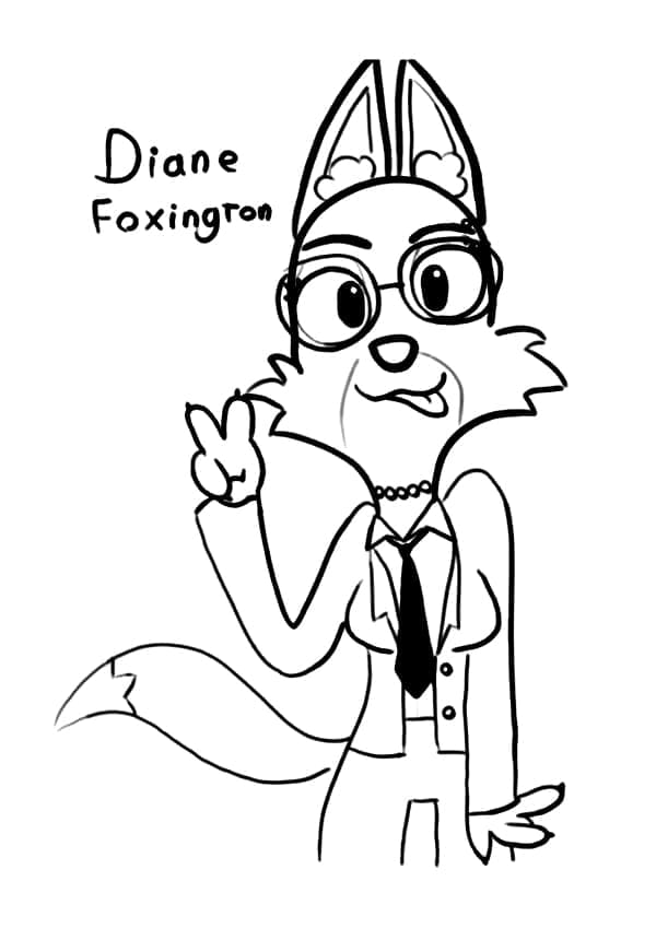 ζωγραφική Diane Foxington