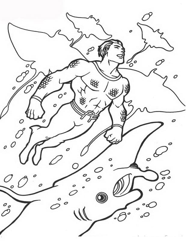 ζωγραφική Δωρεάν εικόνα Aquaman
