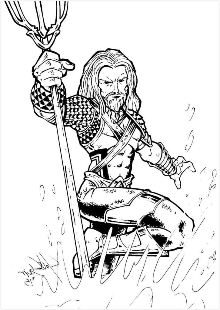 ζωγραφική Εκτύπωση Aquaman