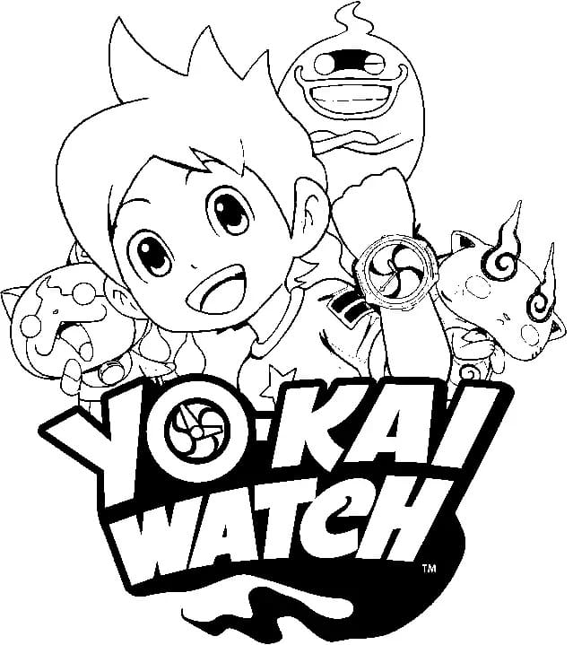 ζωγραφική Εκτυπώσιμη εικόνα Yo-kai Watch