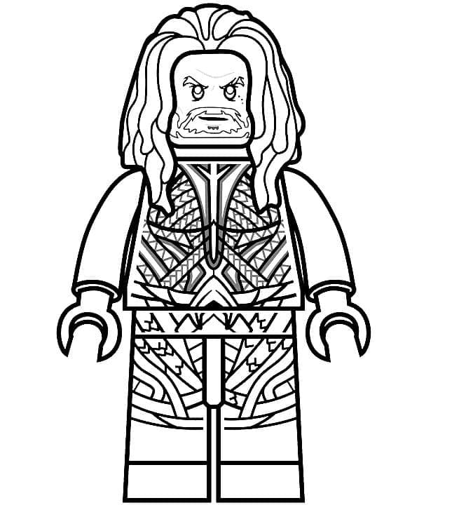 ζωγραφική Εκτυπώσιμο Lego Aquaman