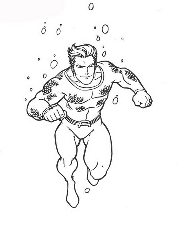 ζωγραφική Καταπληκτικό Aquaman