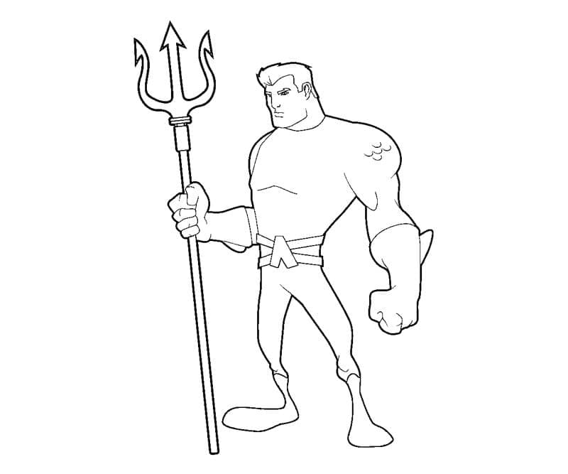 ζωγραφική Κινούμενα σχέδια Aquaman
