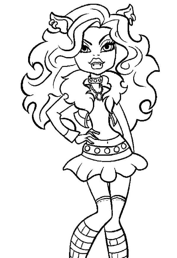 ζωγραφική Λύκος Clawdeen