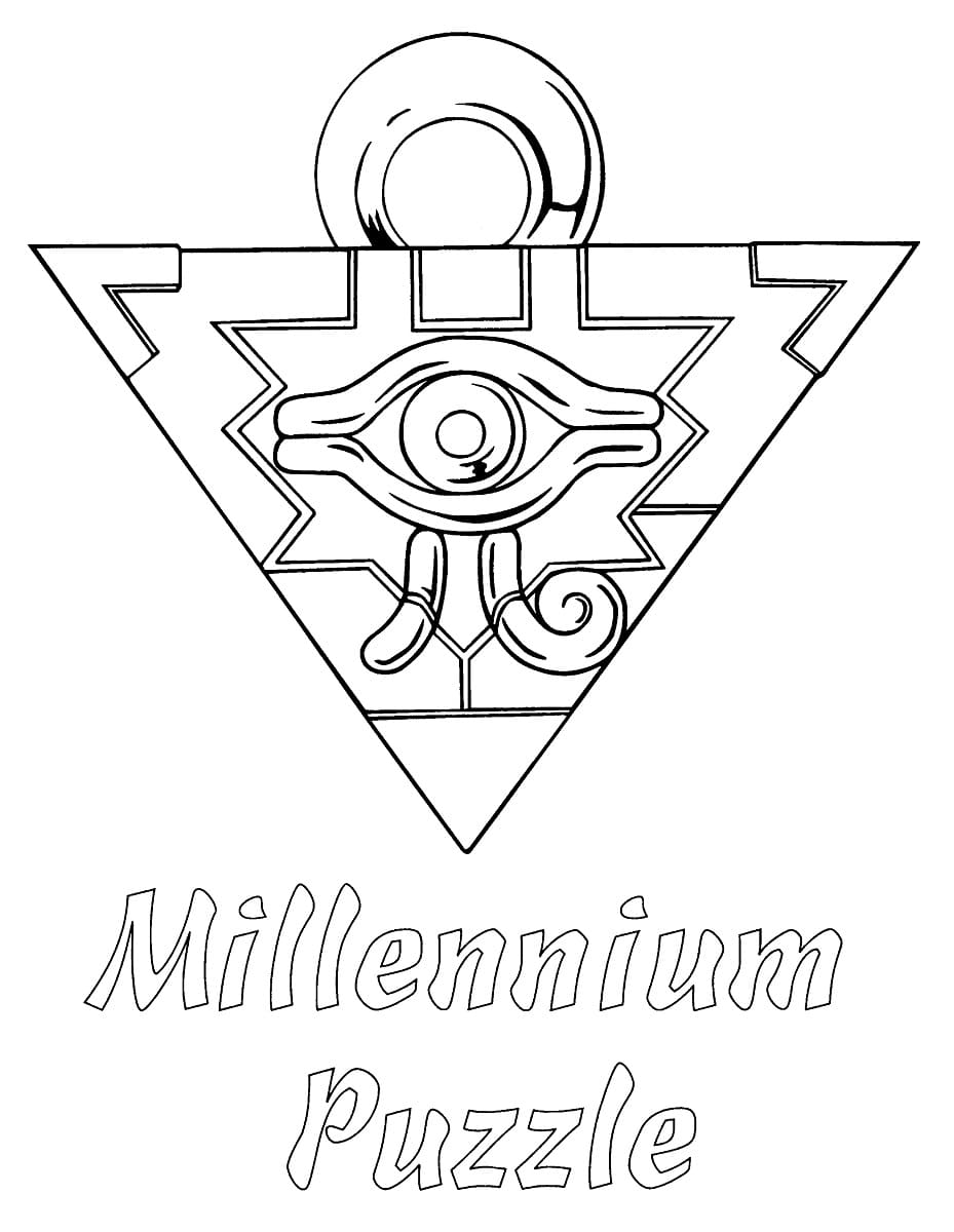 ζωγραφική Millennium Puzzle στο Yu-Gi-Oh