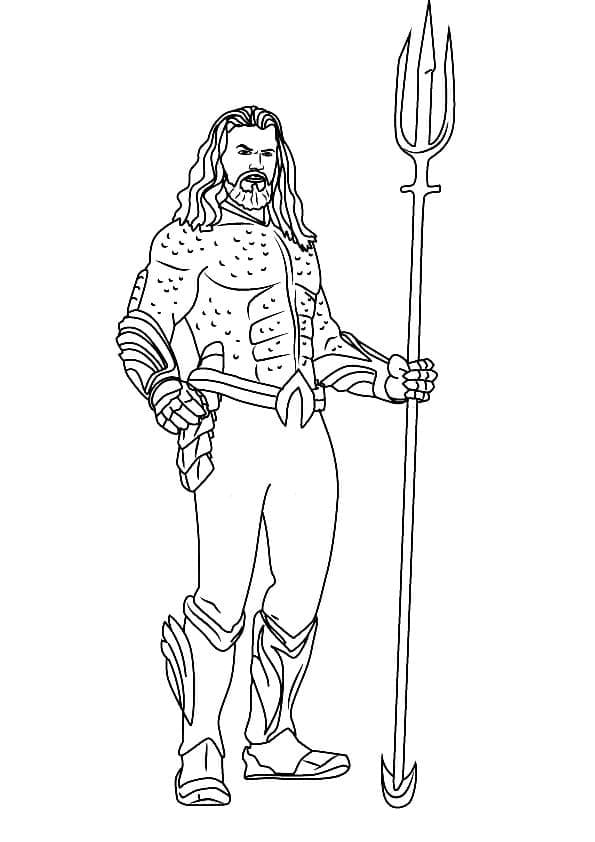 ζωγραφική Ο Aquaman στην ταινία