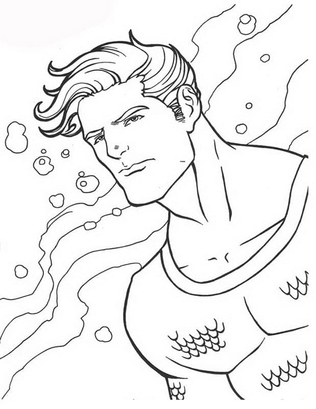 ζωγραφική Ο υπερήρωας της DC Aquaman