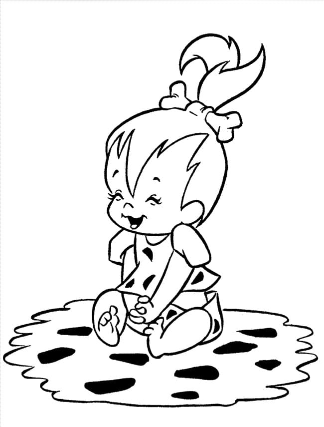 ζωγραφική Pebbles Flintstone