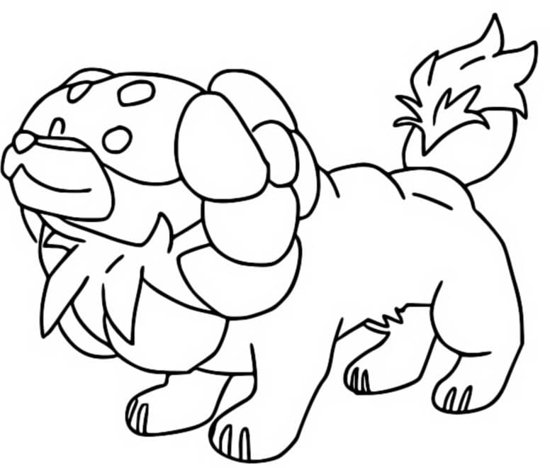 ζωγραφική Pokemon Dachsbun