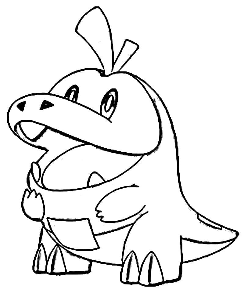 ζωγραφική Pokemon Fuecoco