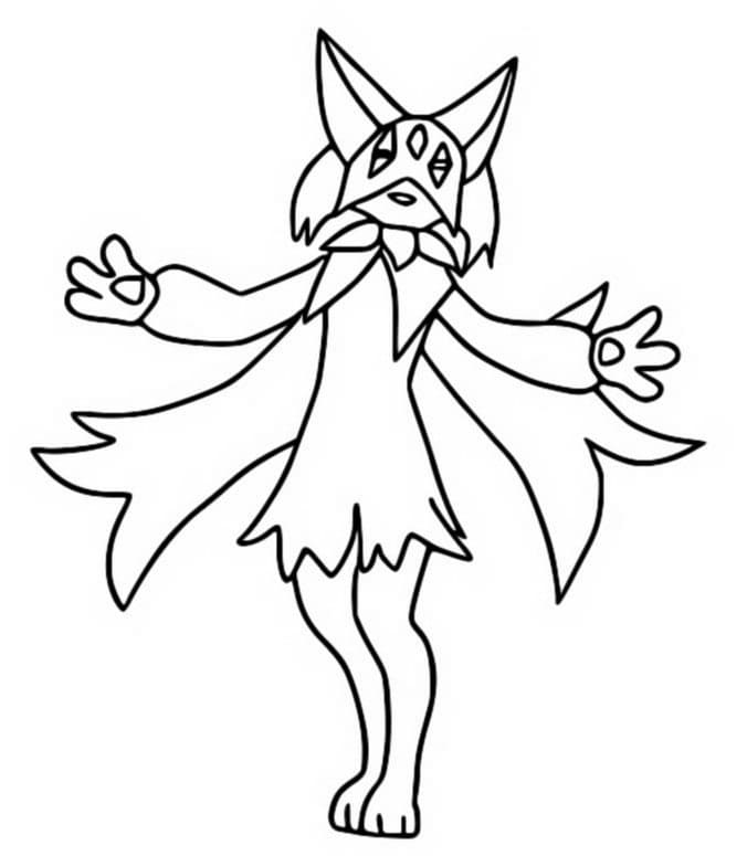ζωγραφική Pokemon Meowscarada