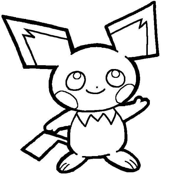 ζωγραφική Pokemon Pichu
