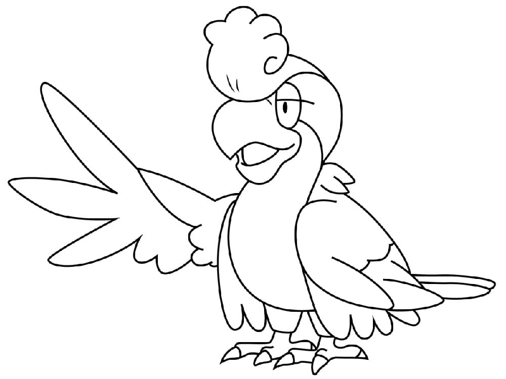 ζωγραφική Pokemon Squawkabilly