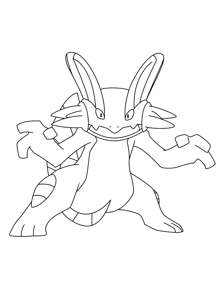 ζωγραφική Pokemon Swampert