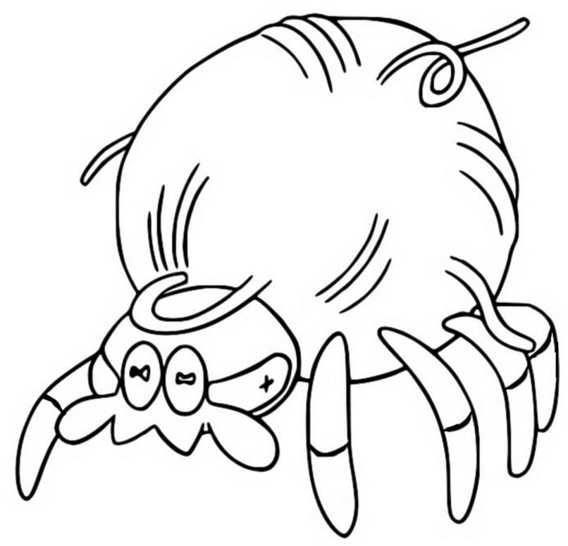 ζωγραφική Pokemon Tarountula