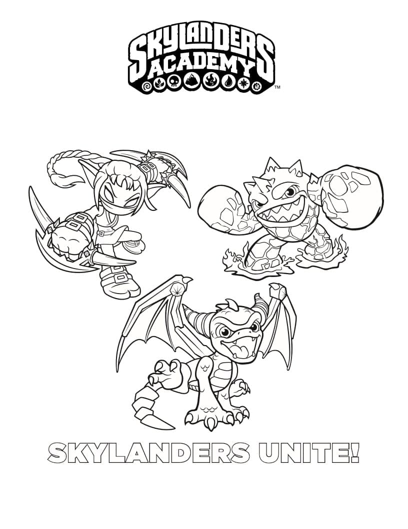 ζωγραφική Skylanders