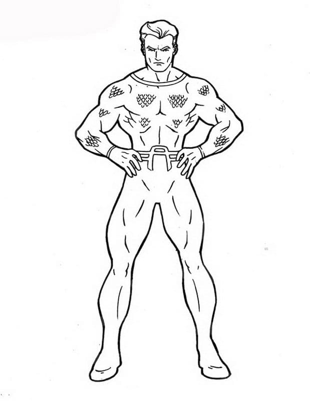 ζωγραφική Το Aquaman είναι κουλ