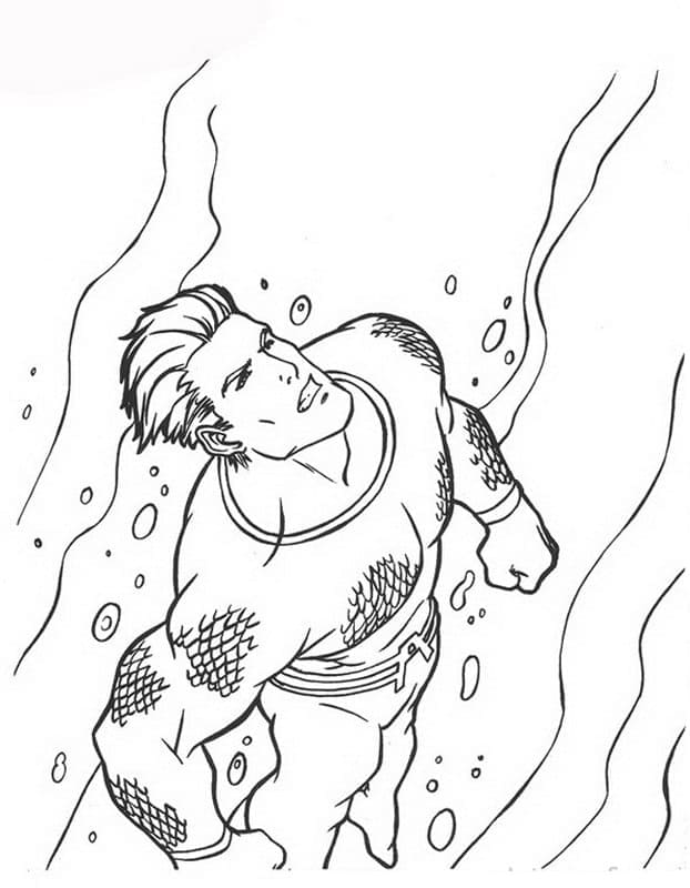ζωγραφική Υπέροχο Aquaman