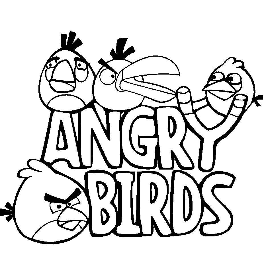 ζωγραφική Αφίσα τίτλου Angry Birds