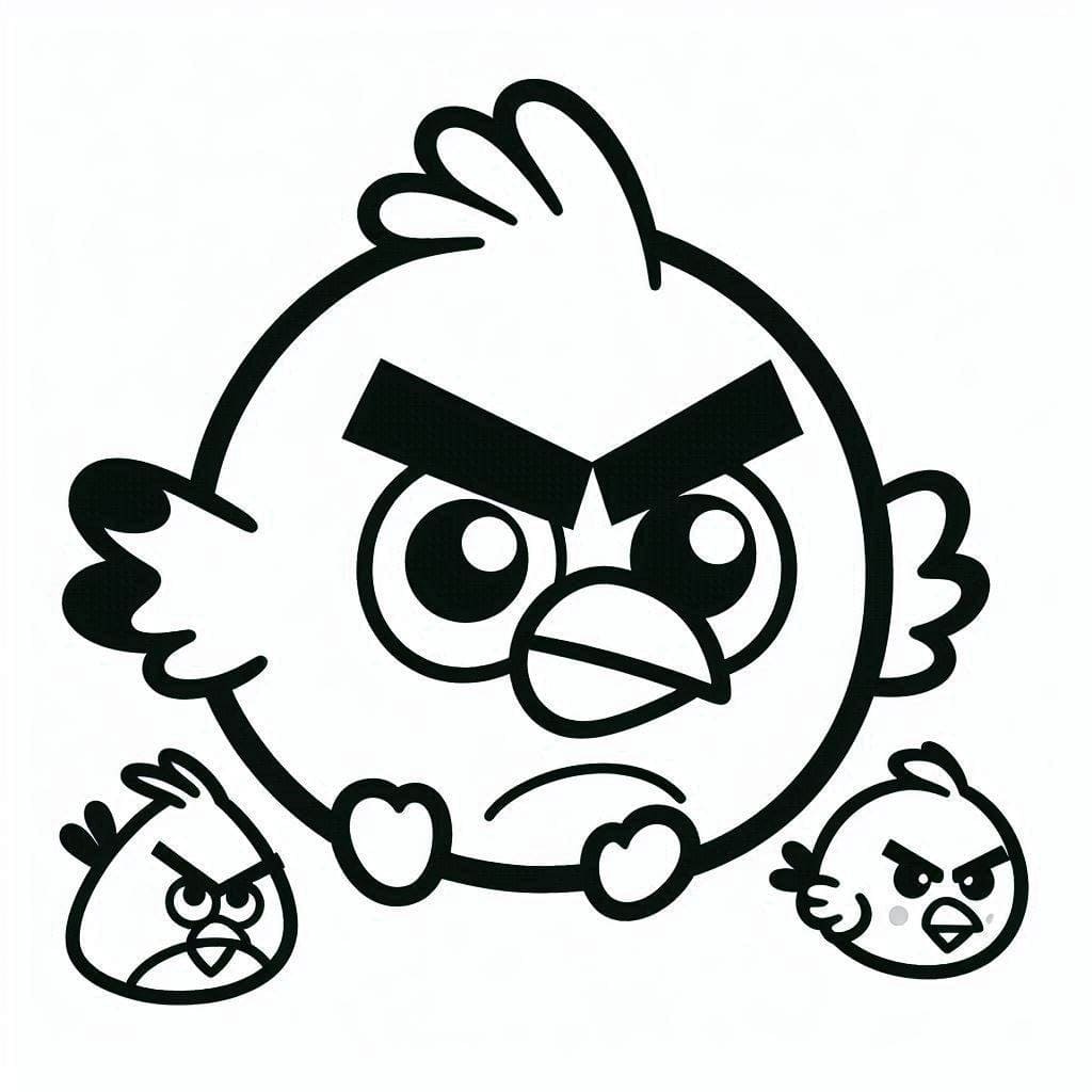 ζωγραφική Angry Birds βασικό