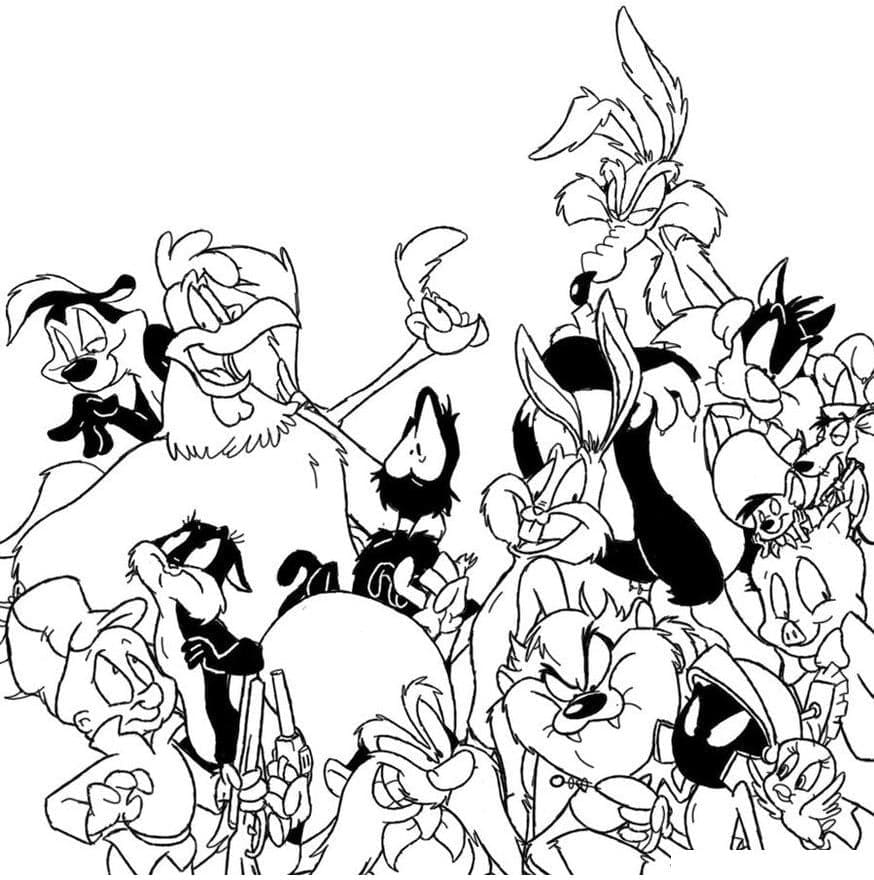 ζωγραφική Χαρακτήρες στο Looney Tunes
