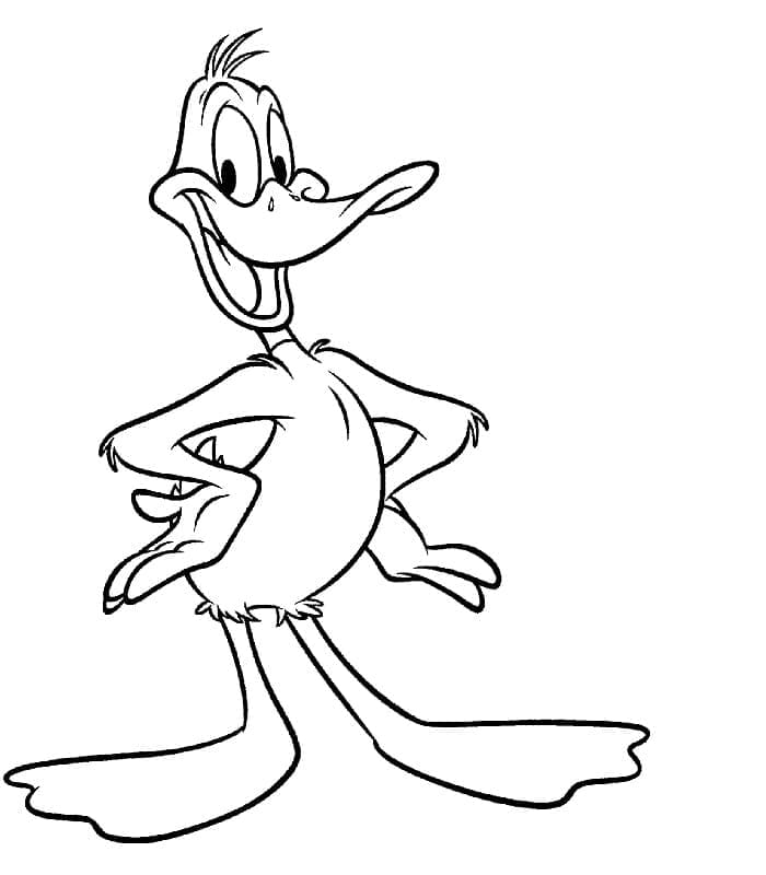 ζωγραφική Ντάφι Ντακ από το Looney Tunes