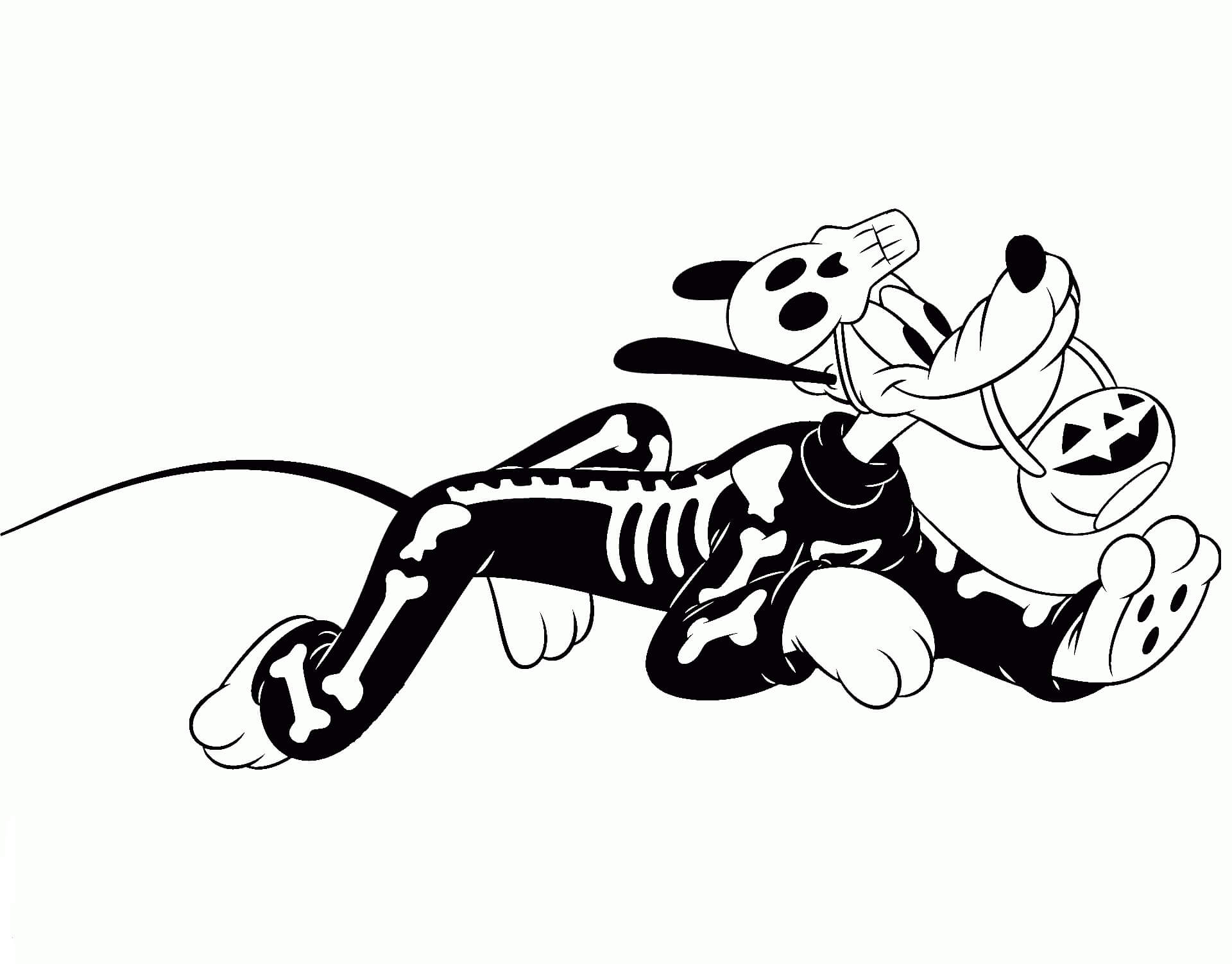ζωγραφική Ο Πλούτωνας με το Skeleton Suit δωρεάν