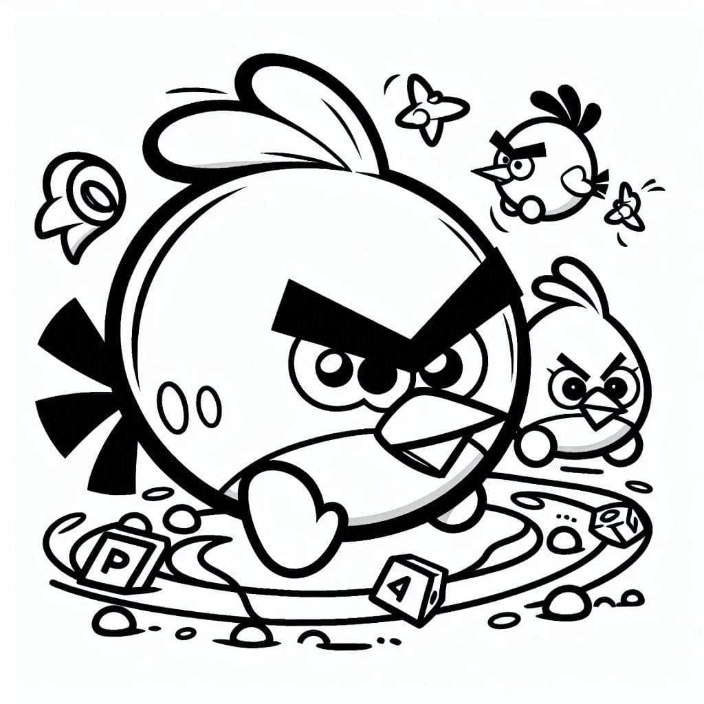 ζωγραφική Σχέδιο Angry Birds