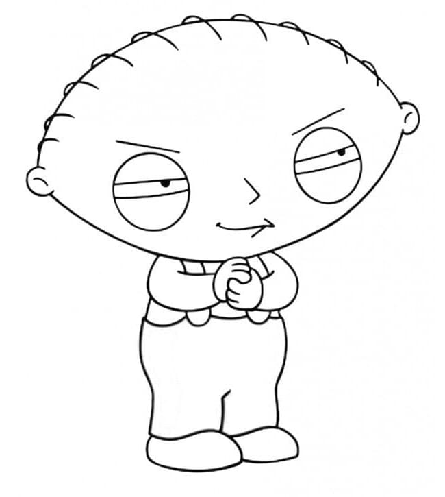 ζωγραφική Κακό Stewie Griffin