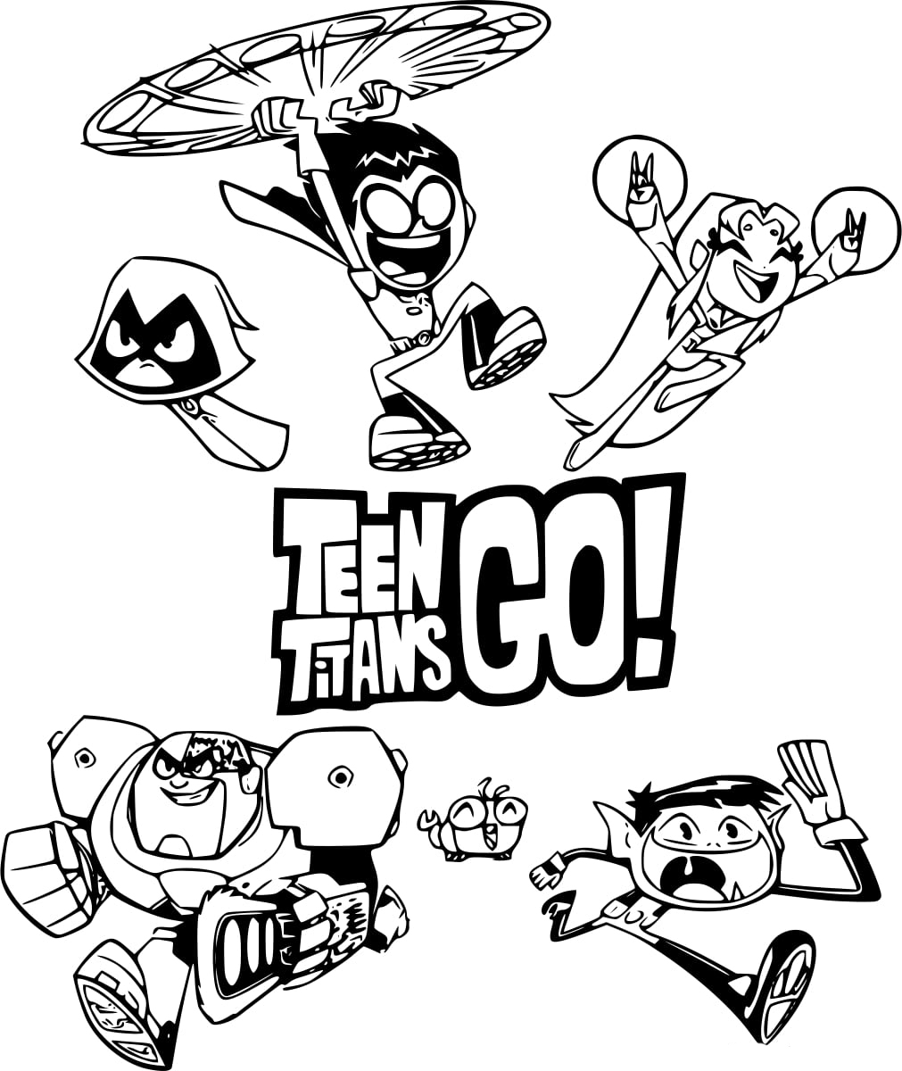 ζωγραφική Teen Titans Go