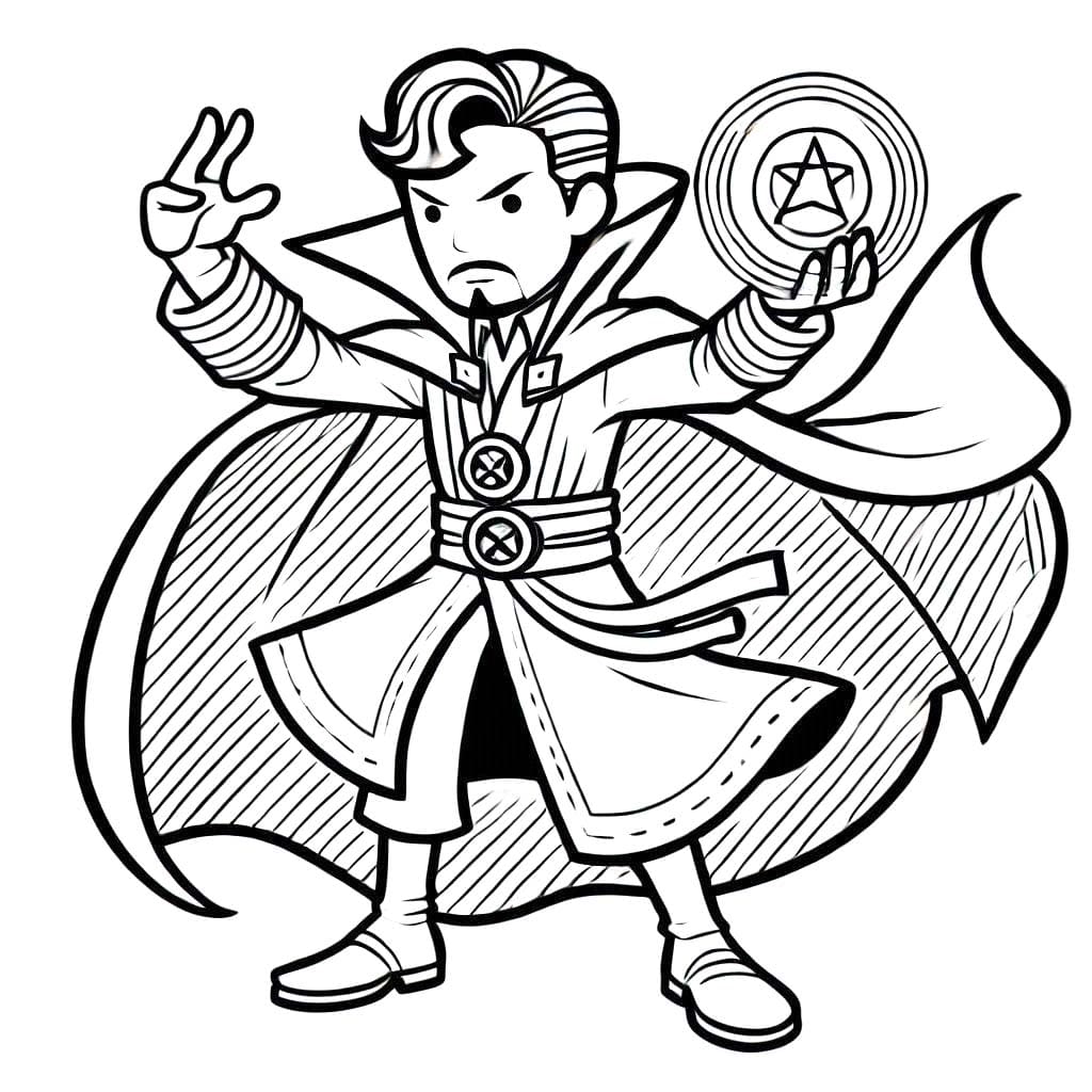 ζωγραφική Doctor Strange Chibi