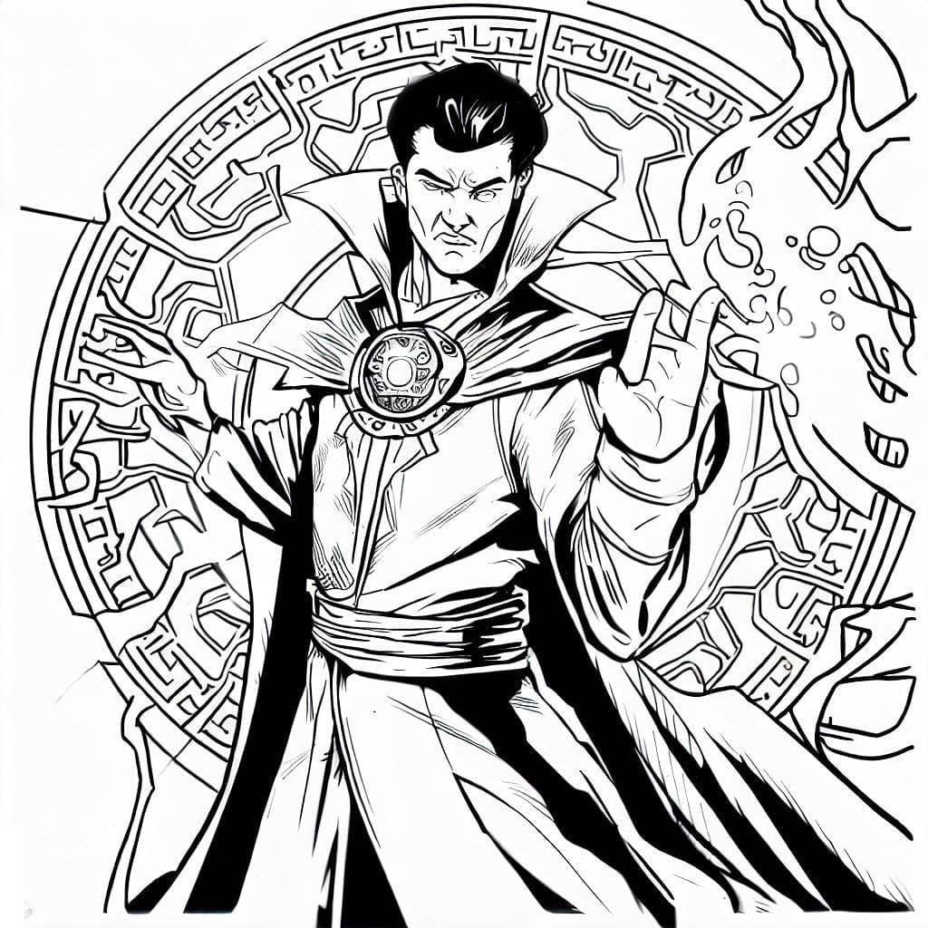 ζωγραφική Φοβερός Doctor Strange