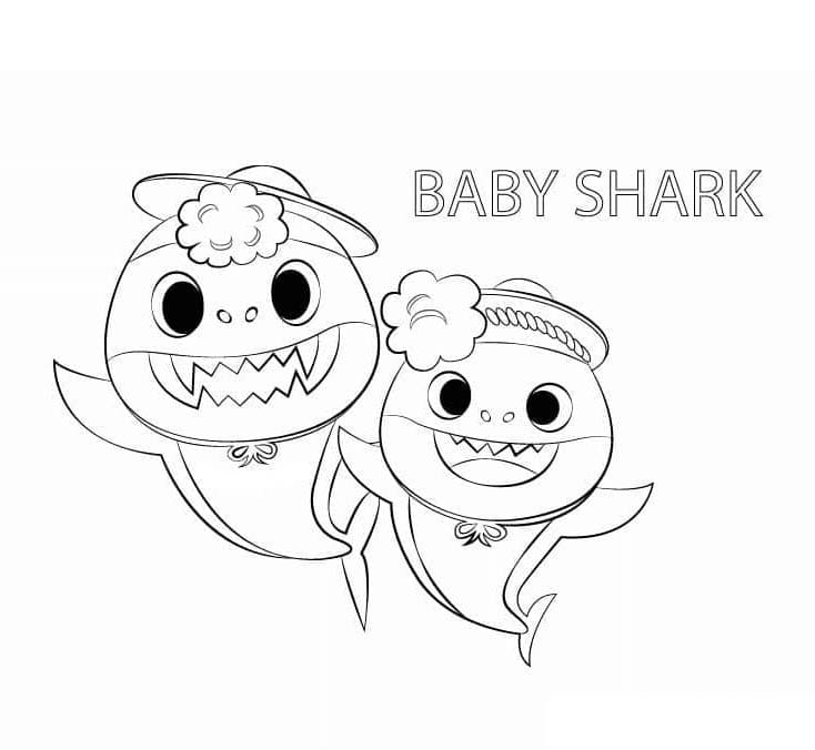 ζωγραφική Σχέδιο του Baby Shark