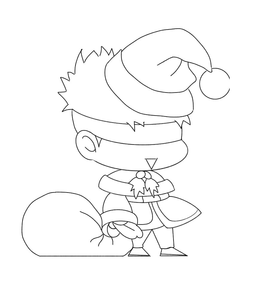ζωγραφική Chibi Satoru Gojo