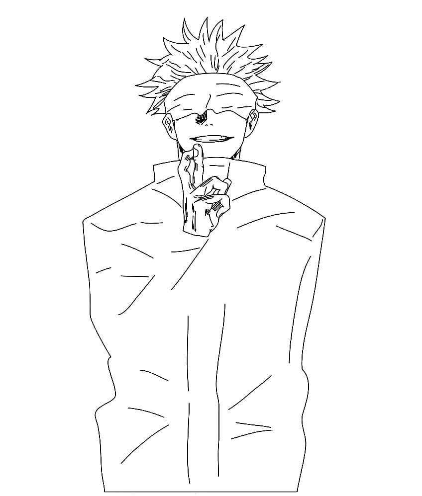 ζωγραφική Jujutsu Kaisen Satoru Gojo
