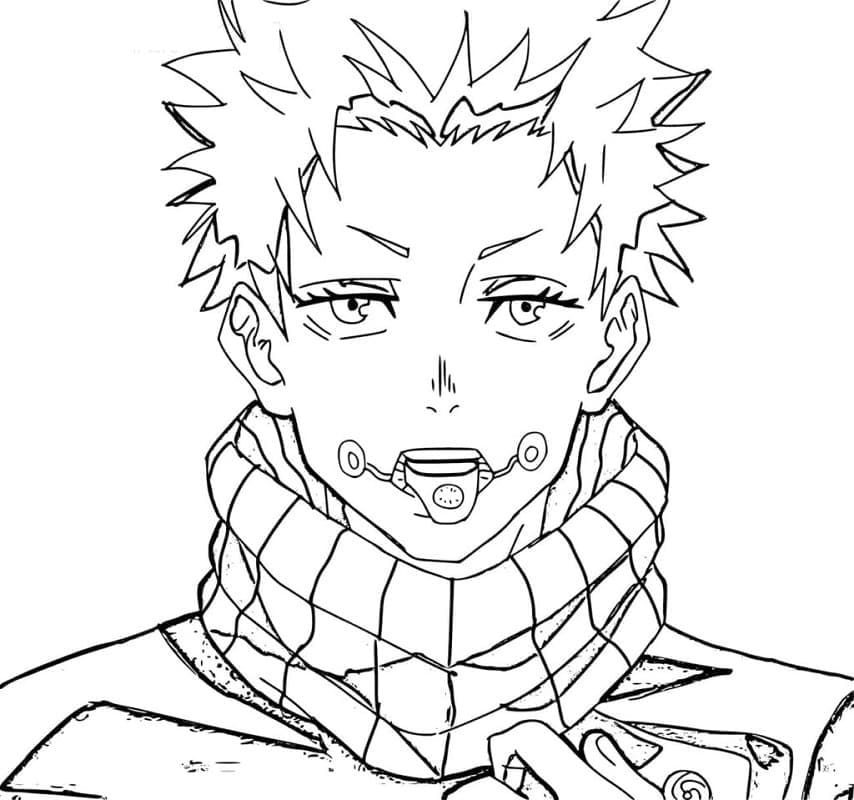 ζωγραφική Jujutsu Kaisen Toge Inumaki