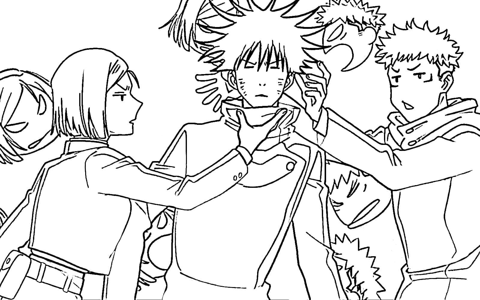 ζωγραφική Αστείο Jujutsu Kaisen