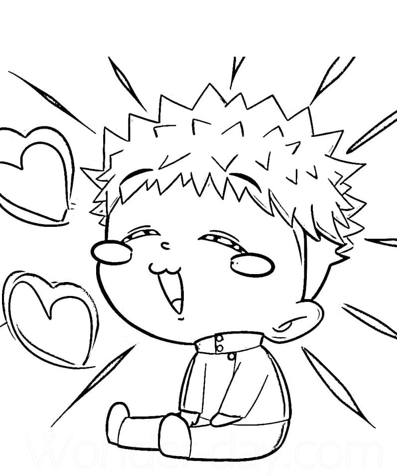 ζωγραφική Chibi Yuji Itadori