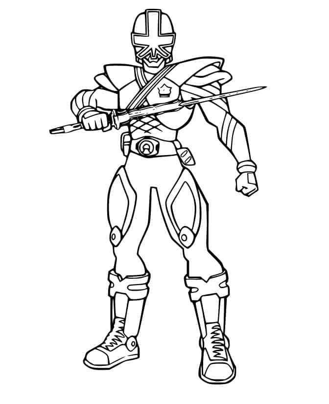 ζωγραφική Δωρεάν σαμουράι Power Rangers