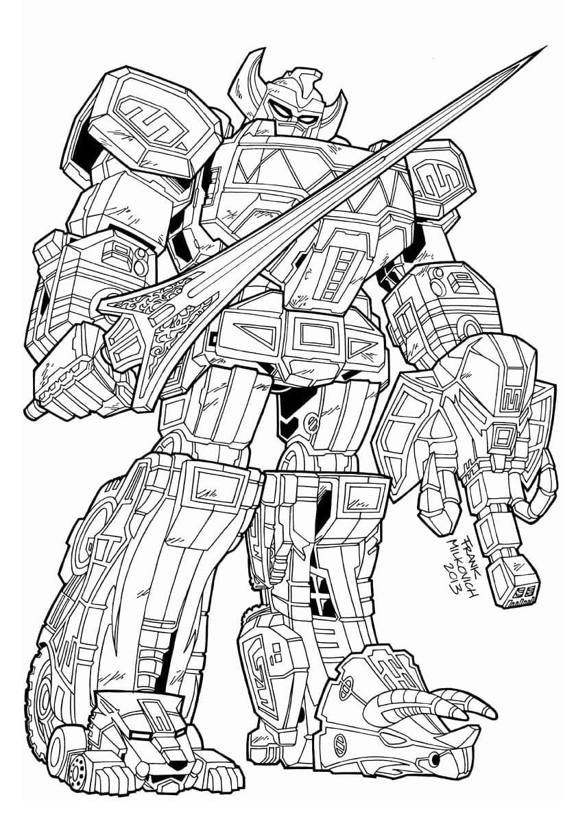 ζωγραφική Φοβερό Megazord δωρεάν