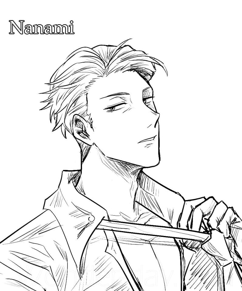 ζωγραφική Jujutsu Kaisen Νανάμι